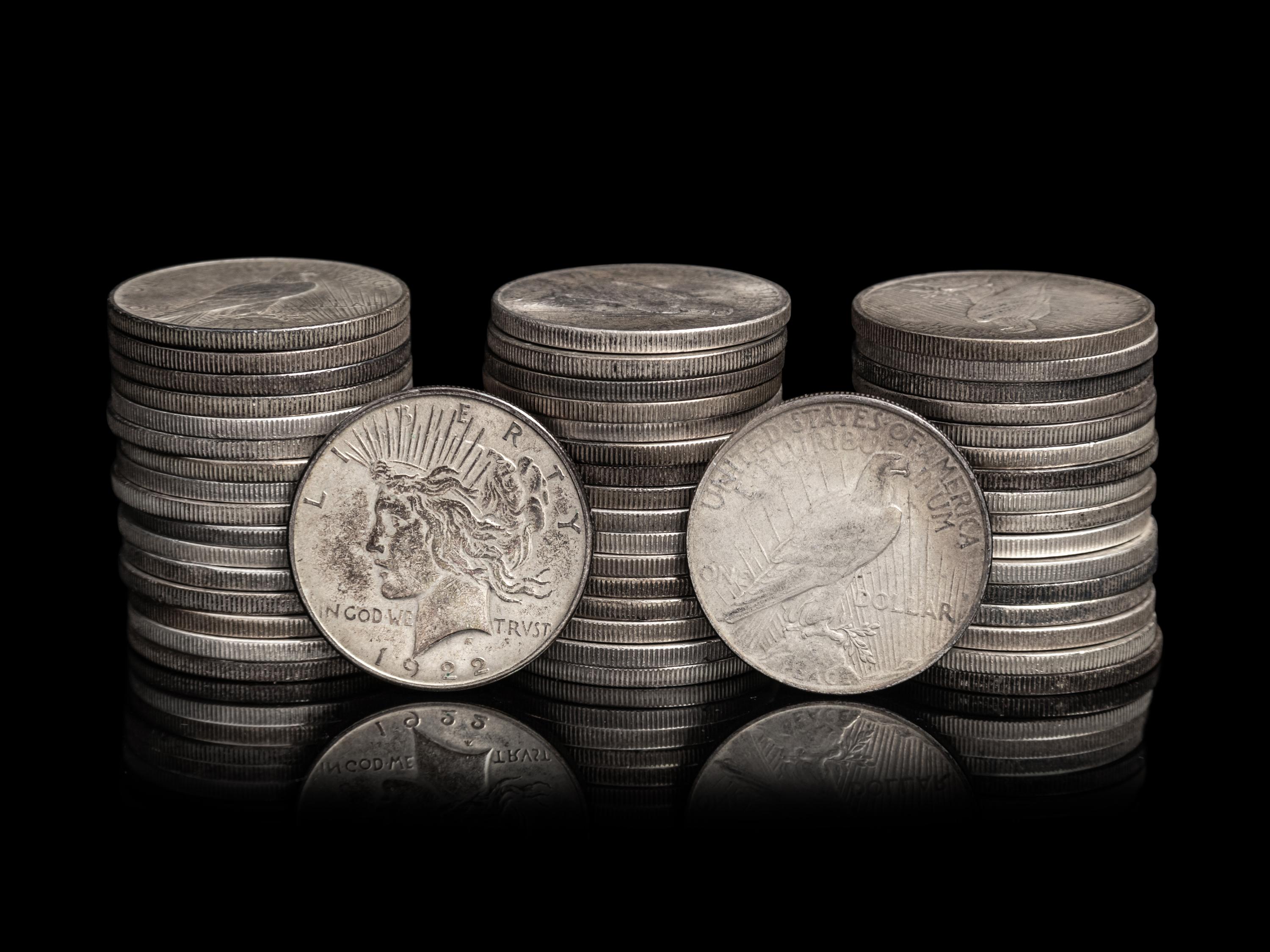 Fifty Peace $1 Coins