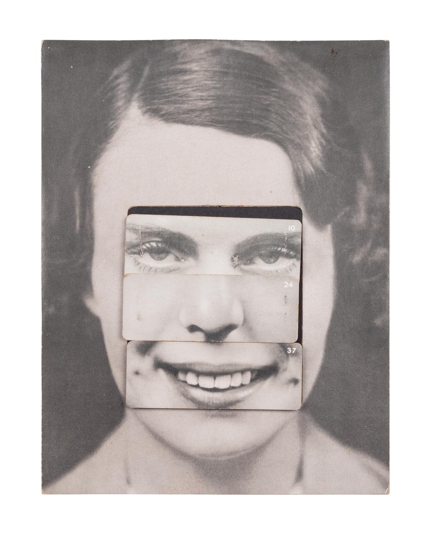 A Set of Nine Photographic Portraits Mounted on Ebonized Stands