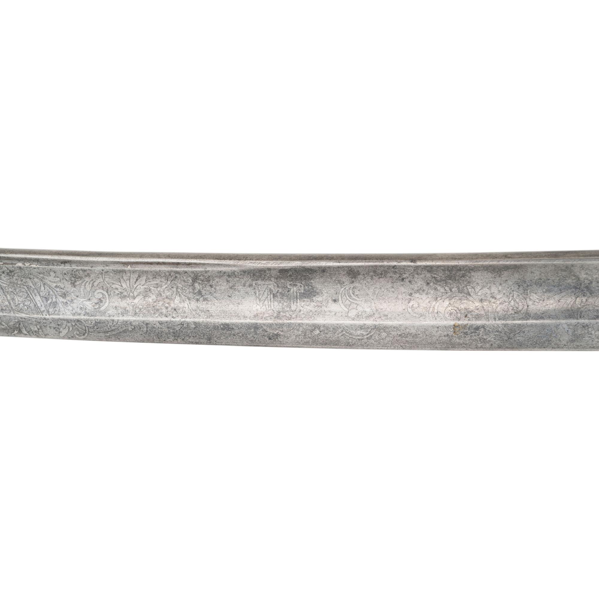 Imported 1840 Type Heavy Cavalry Officers Saber Presented to Lt. James Bradley - 131st NY Volunteers