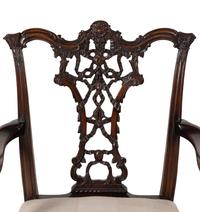 A Pair of George III Style Mahogany Armchairs