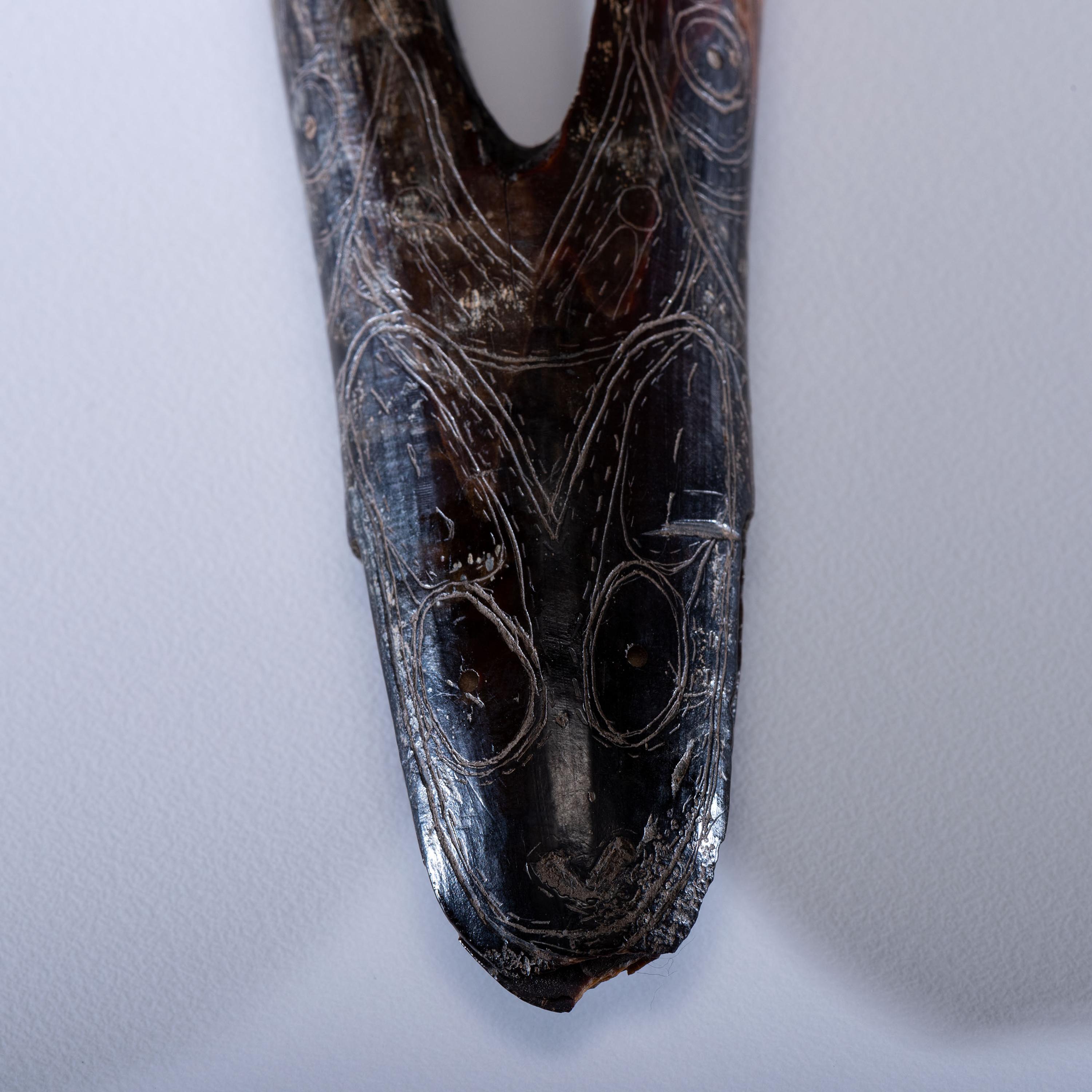 Old Bering Sea Culture Fossilized Walrus Ivory Harpoon Socket