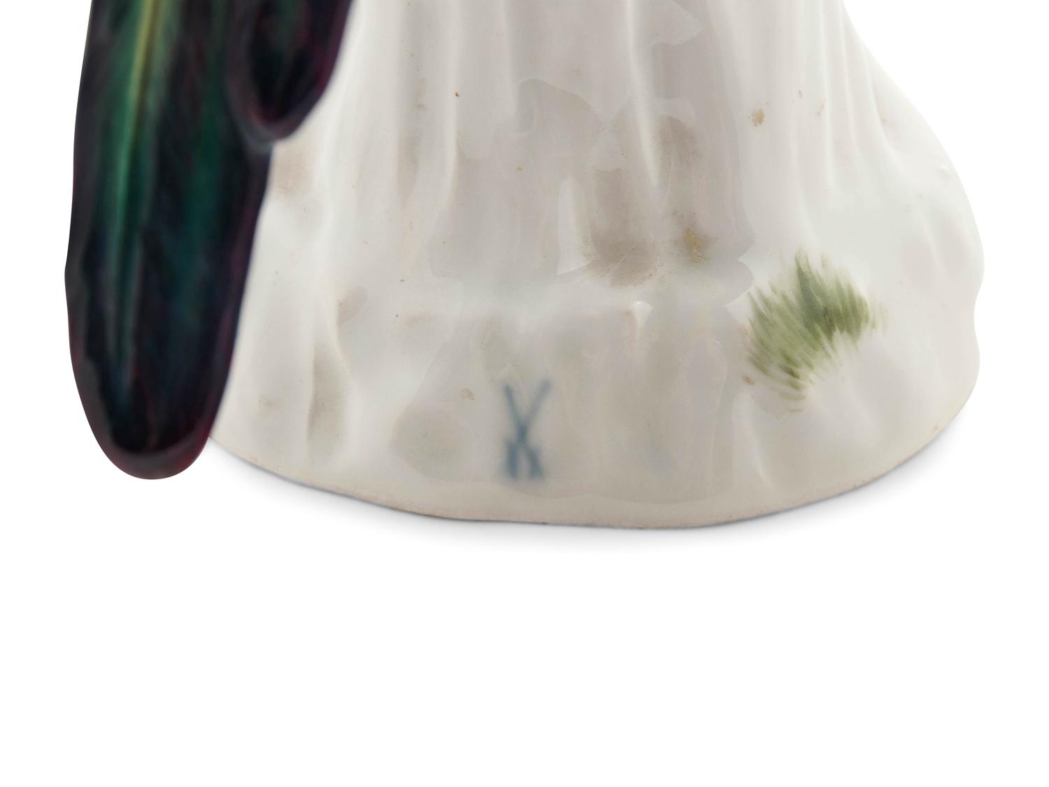 A Meissen Porcelain Model of a Parrot