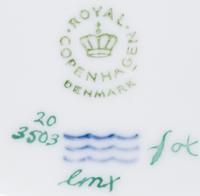 Three Royal Copenhagen Porcelain Articles