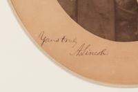 [LINCOLN-HAMLIN CAMPAIGN]. HESLER, Alexander (1823-1895), photographer. An oval bust portrait signed ("A. Lincoln"), ca. 3 June 1860.