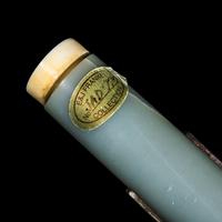 Two Chinese Opium Pipes and One Silver Opium Lamp, Late Qing-Republic Period 晚清-民國 烟槍、煙燈兩套