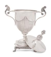 An Italian Silver Covered Sugar