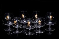 A Collection of Baccarat Napoleon Stemware Articles