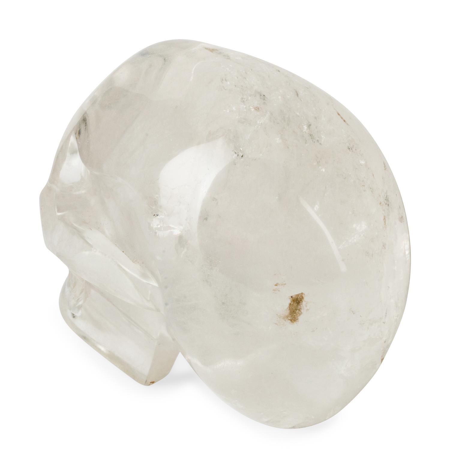 A Rock Crystal Model of a Skull