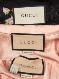 GUCCI, SILK ROBE & LOUNGE SHORT SET
