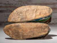 Sioux Beaded Hide Moccasins