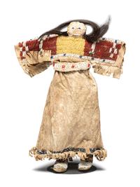 Sioux Beaded Hide Doll