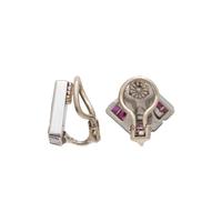 RUBY AND DIAMOND EARRINGS