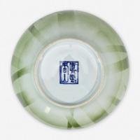 Makuzu Kozan, A Japanese porcelain bamboo-decorated large bowl