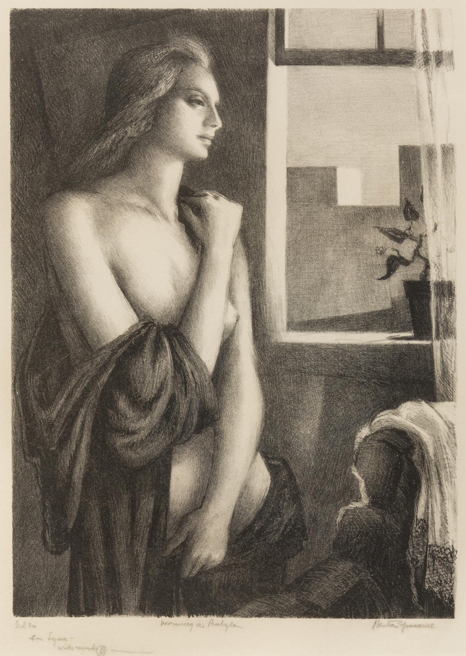 Benton Spruance, (American, 1904-1967), Morning in Babylon, 1938
