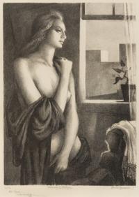 Benton Spruance, (American, 1904-1967), Morning in Babylon, 1938