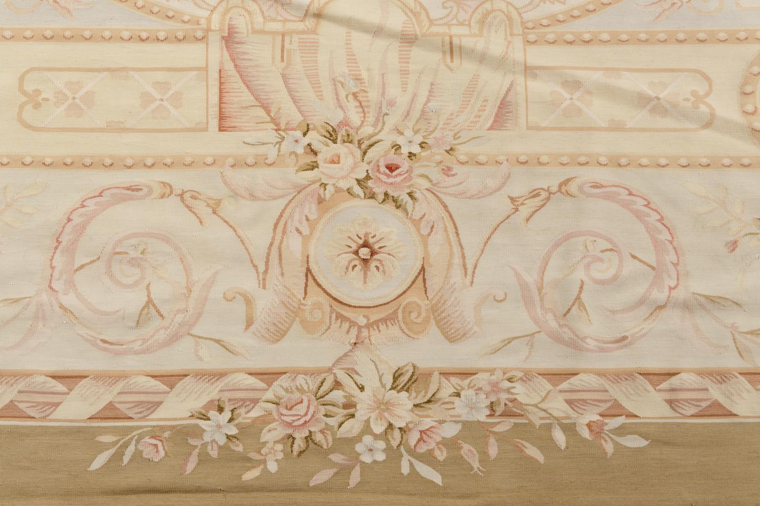 An Aubusson Style Wool Rug