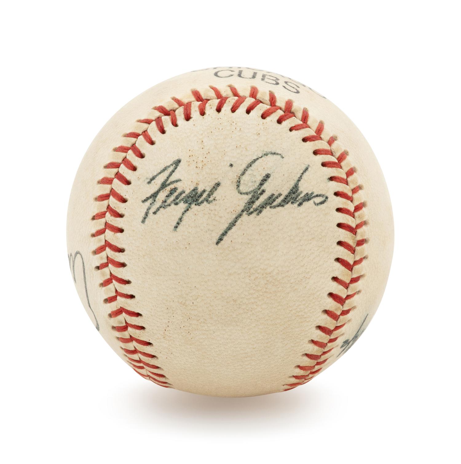 Two 1960s Chicago Cubs Signed Baseballs,