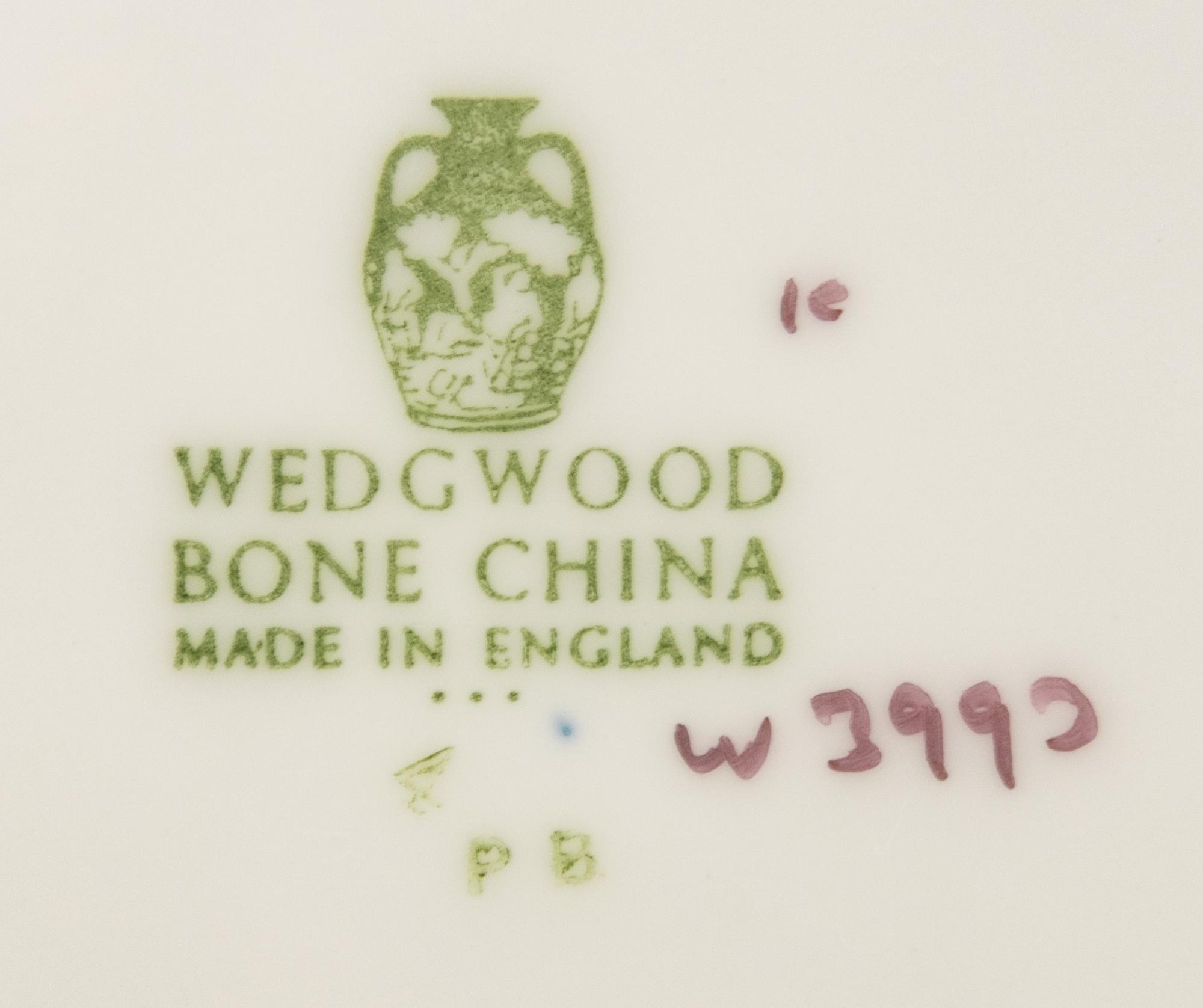 A Wedgwood Porcelain Dinner Service