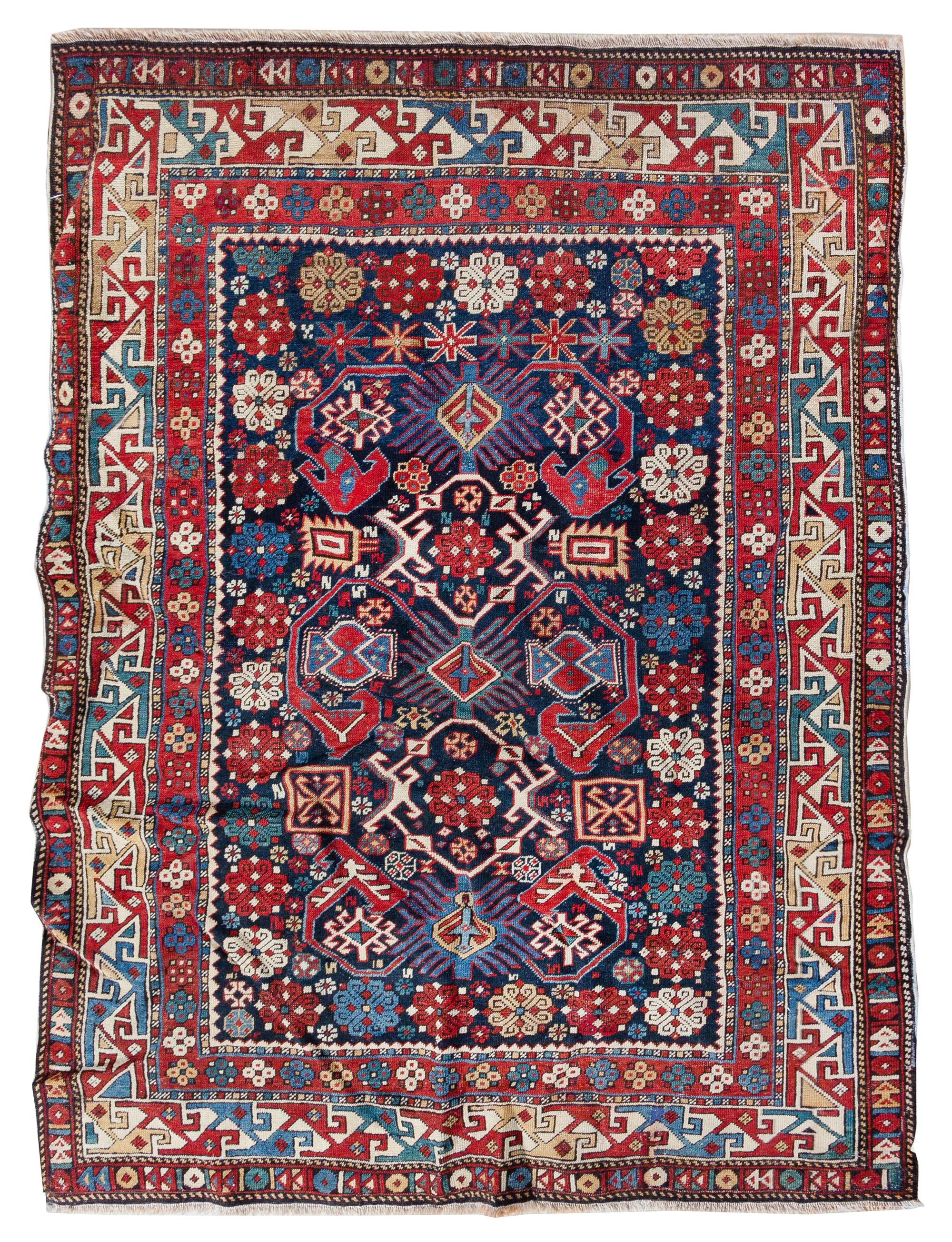 A Kazakh Wool Rug