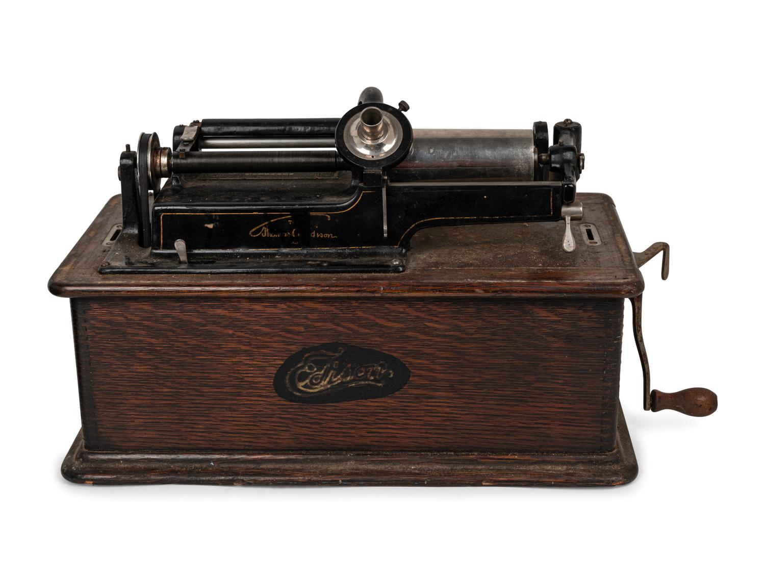 An Edison Home Cylinder Phonograph