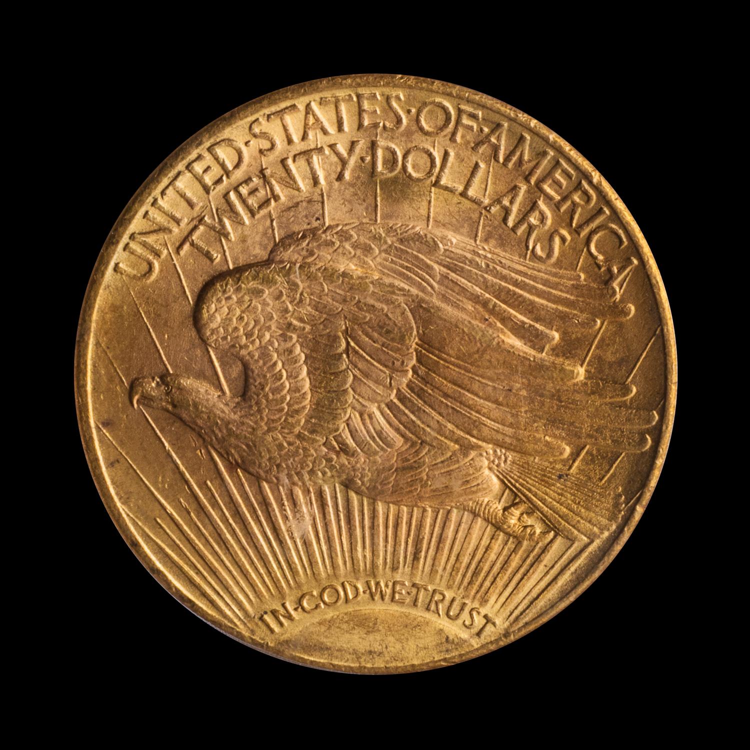 A United States 1924-S St. Gaudens $20 Gold Coin