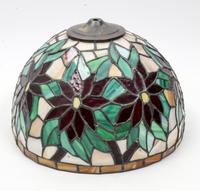 An American Leaded Glass Shade Diameter 13 inches. — 20TH CENTURY