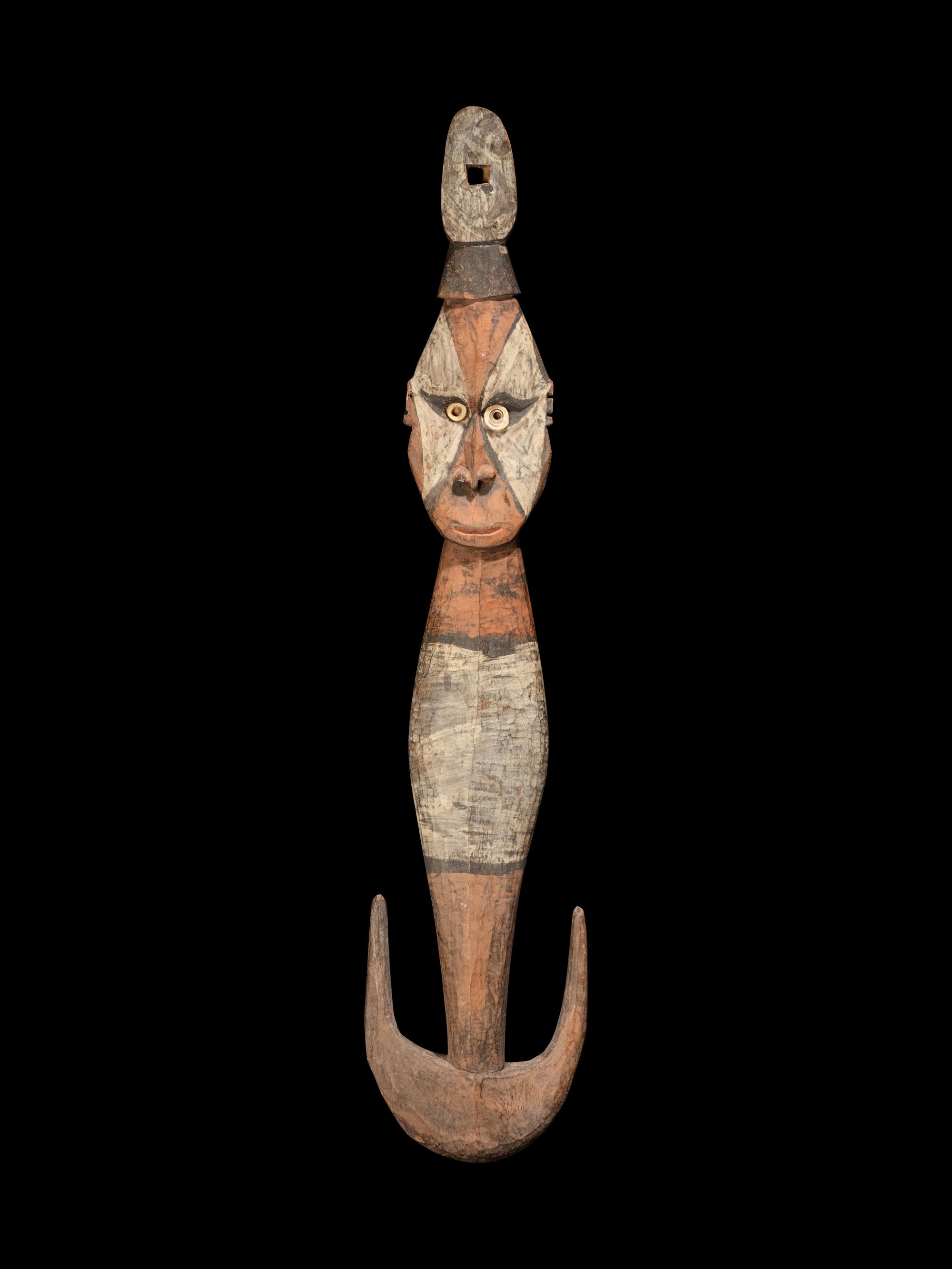 An Abelam Wood Suspension Hook