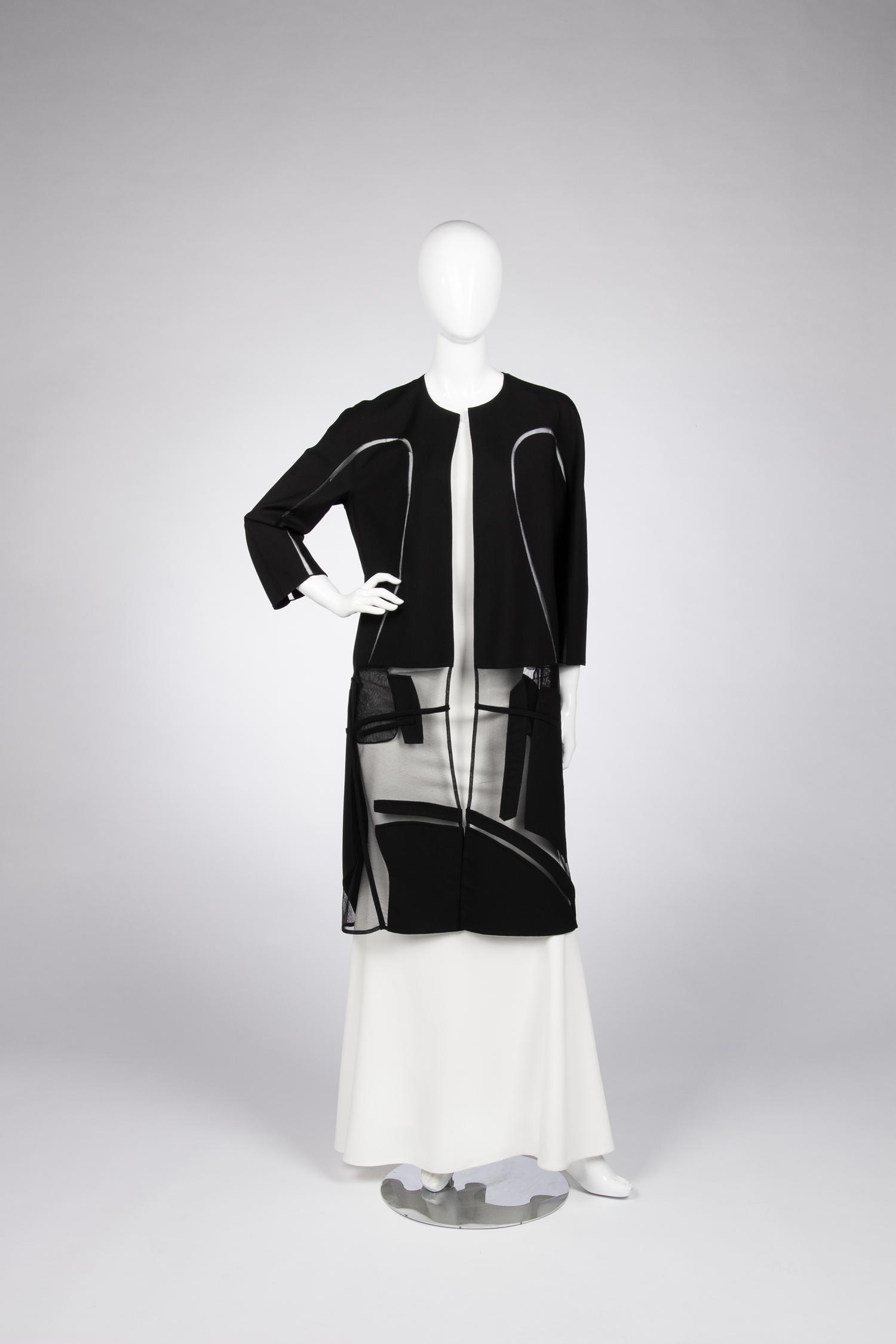 Ralph Rucci Wool and Silk Net Jacket, Spring 2011