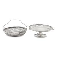 Two American Silver Table Articles
