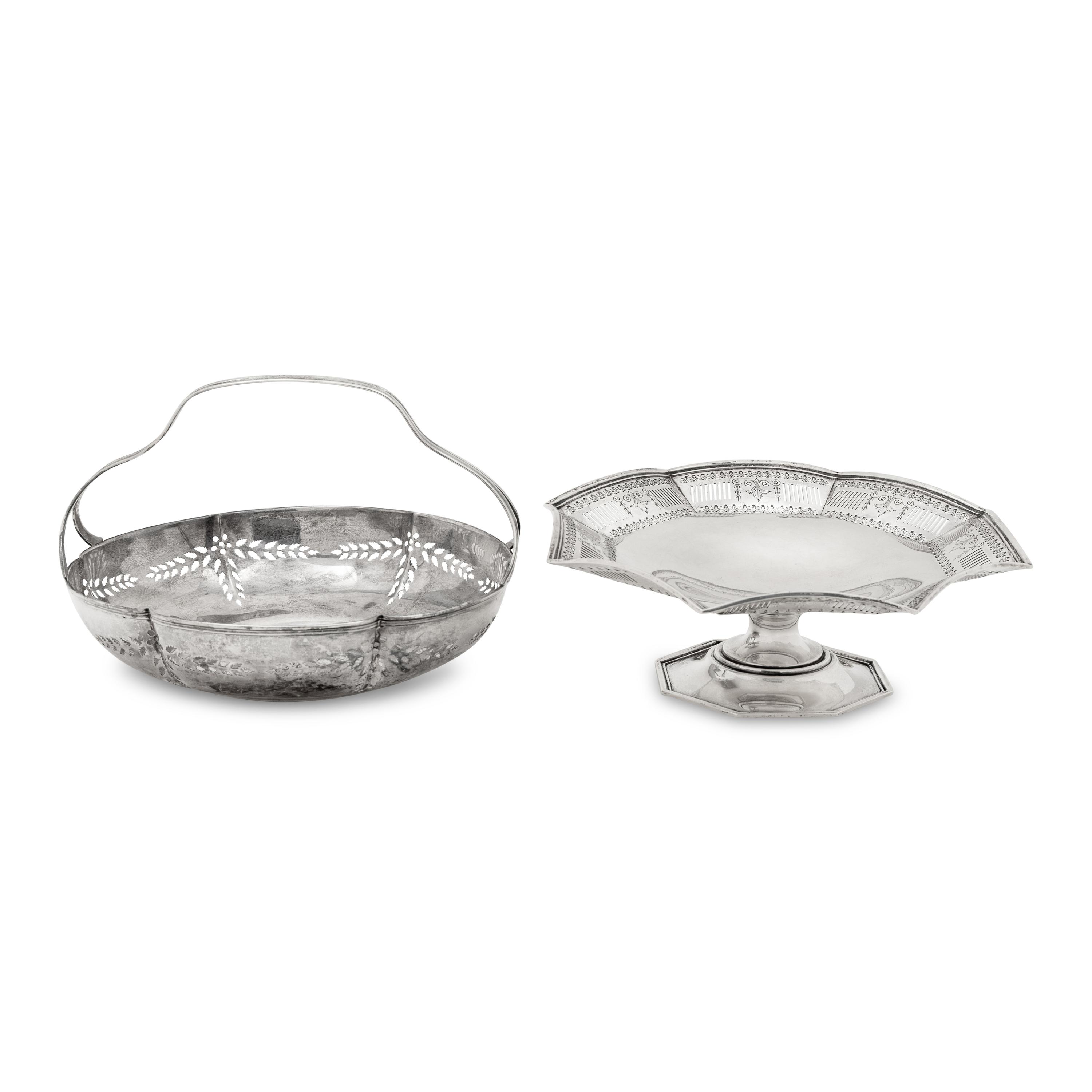 Two American Silver Table Articles