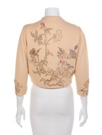 Four Helen Bond Carruthers Embroidered Cardigans, 1950s No size label