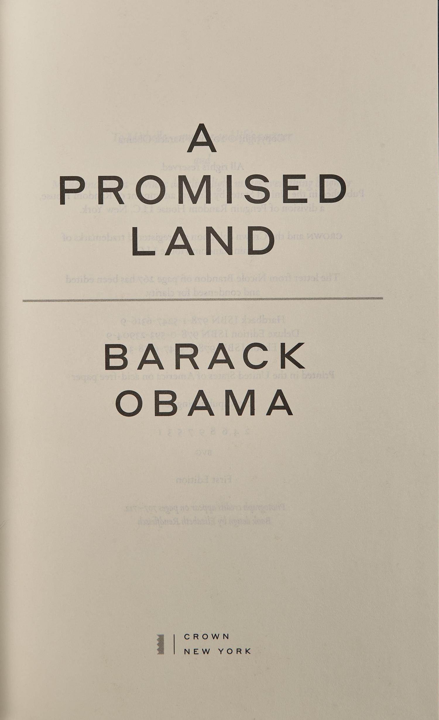 [Presidential] [Obama, Barack, and Joe Biden] Group of 2 Signed Titles