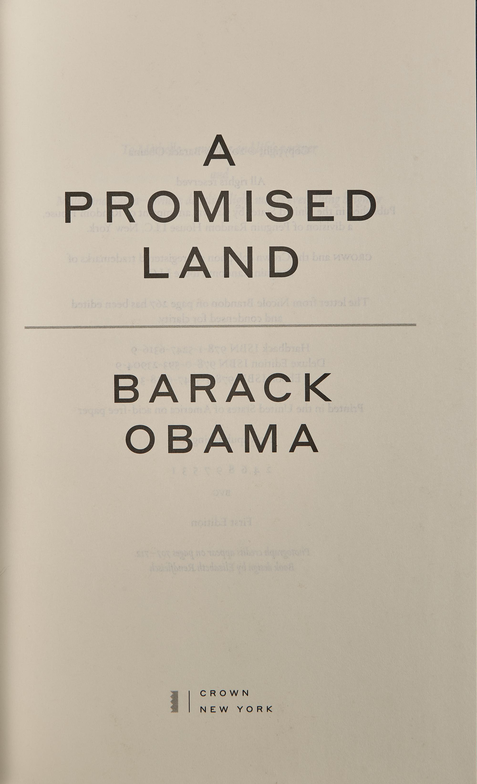 [Presidential] [Obama, Barack, and Joe Biden] Group of 2 Signed Titles