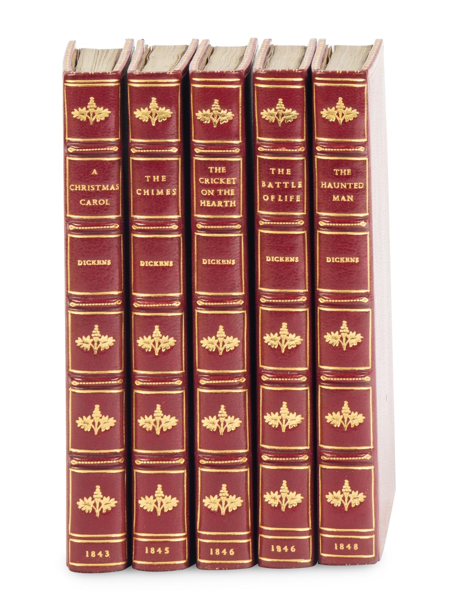 DICKENS, Charles (1812-1870). [Christmas Books]. London, 1843-1848.