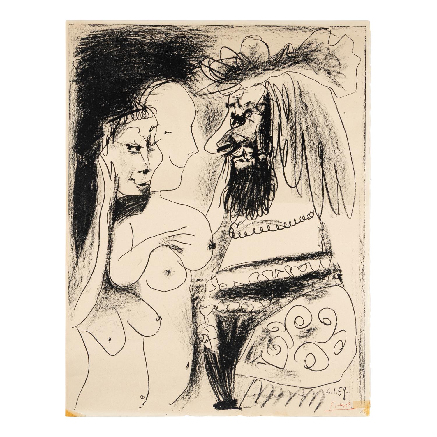 Pablo Picasso (Spanish, 1881-1973) — Le Vieux Roi, 1959