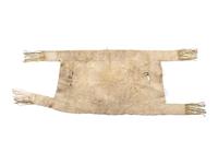 Sioux Beaded Hide Saddle Blanket
