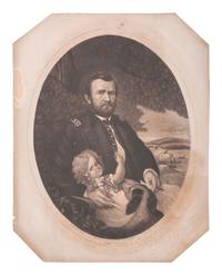 [POLITICS]. 12 photographs and prints of Lincoln, Grant, and McClellan.