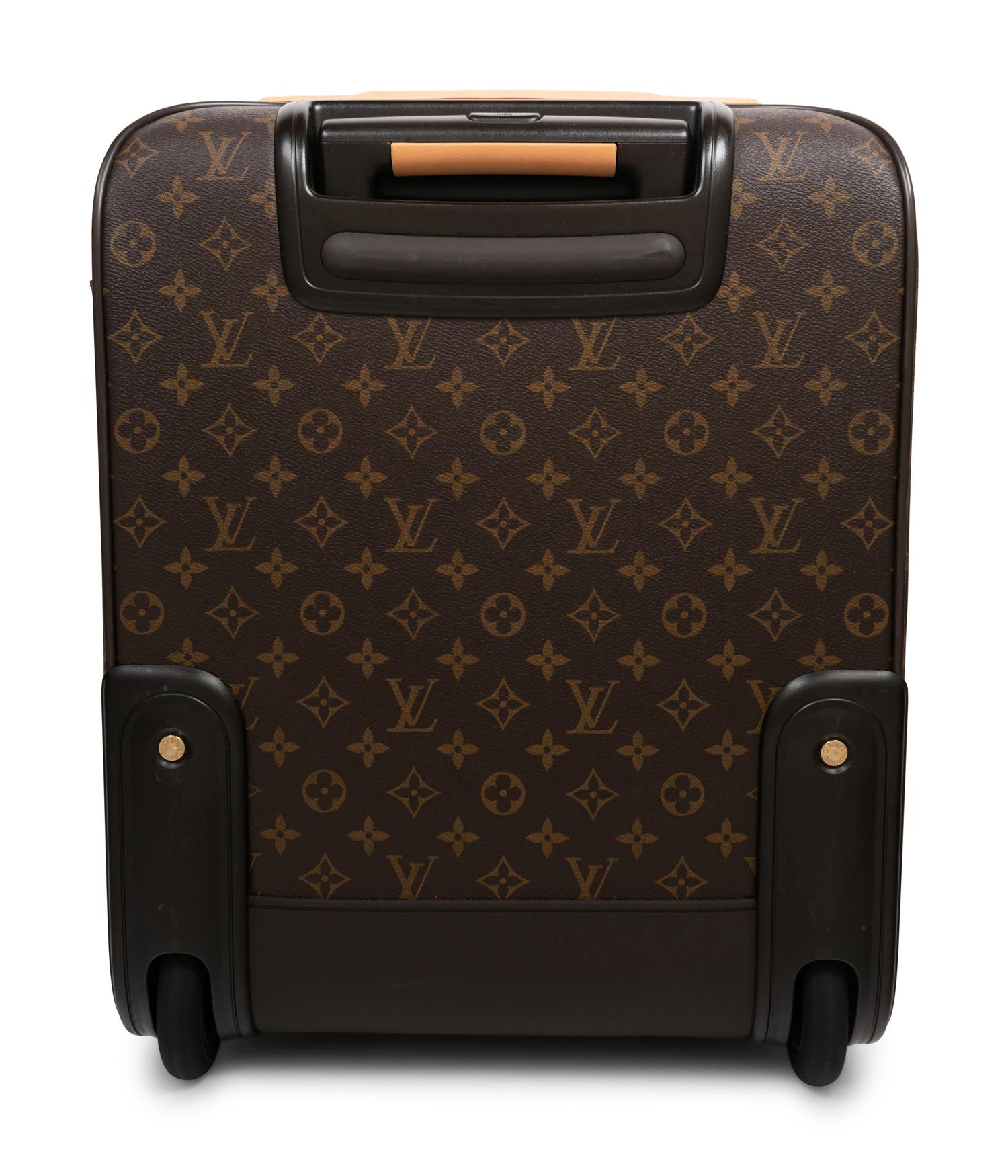 Louis Vuitton Monogram Pegase 45 Rolling Suitcase, 2012