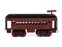 Two Keystone Pressed Steel Train Cars