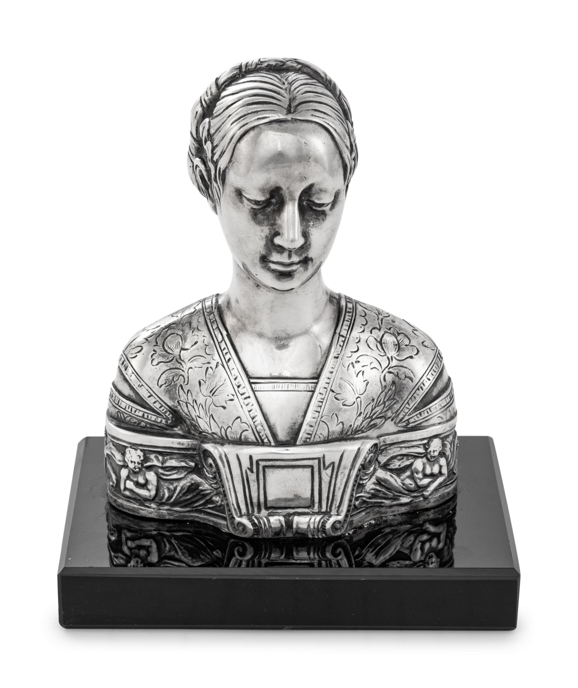 A German Silver Portrait Bust