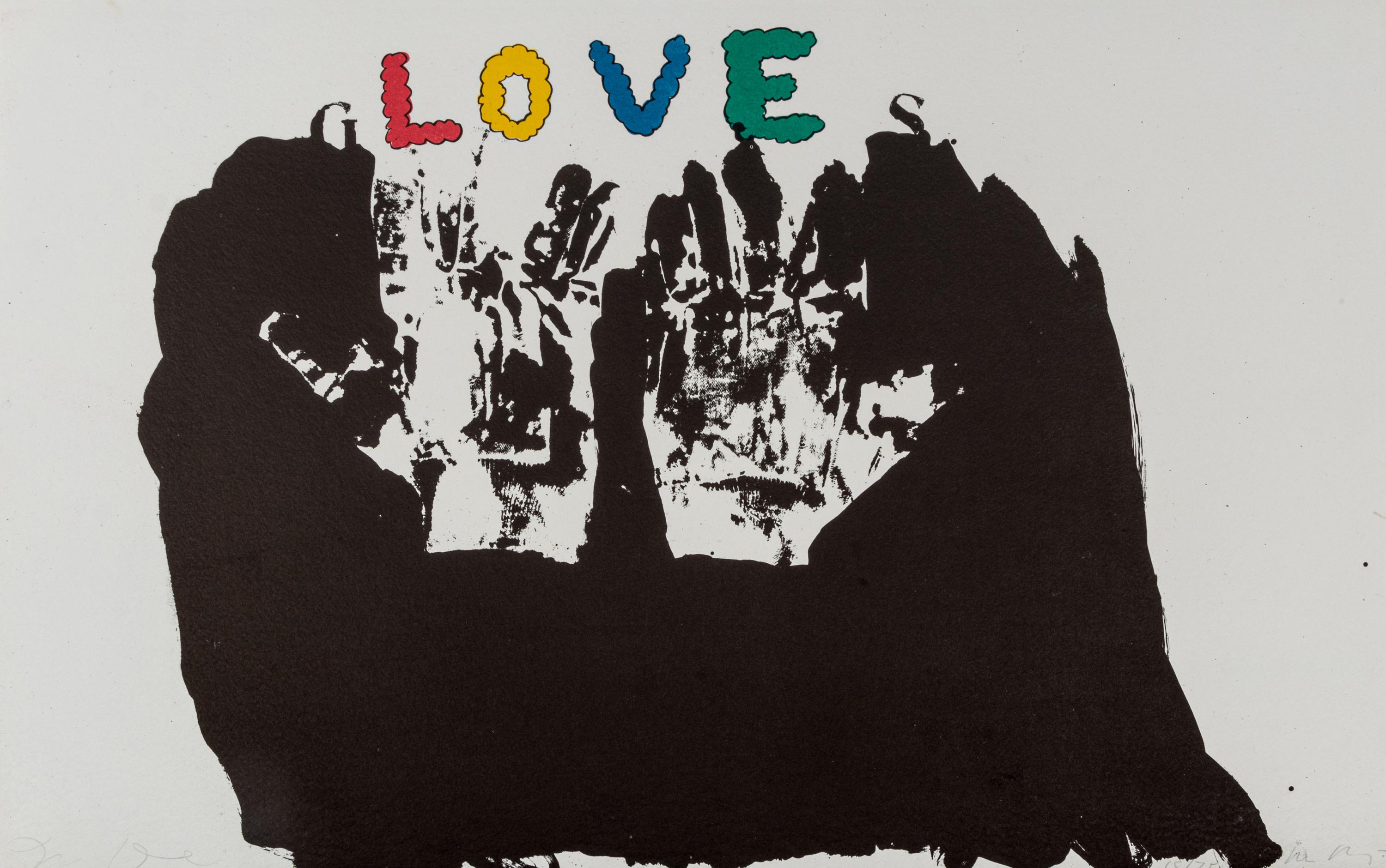 ABCDEF and Love from Oo La La , 1970-1972 (a pair of prints)