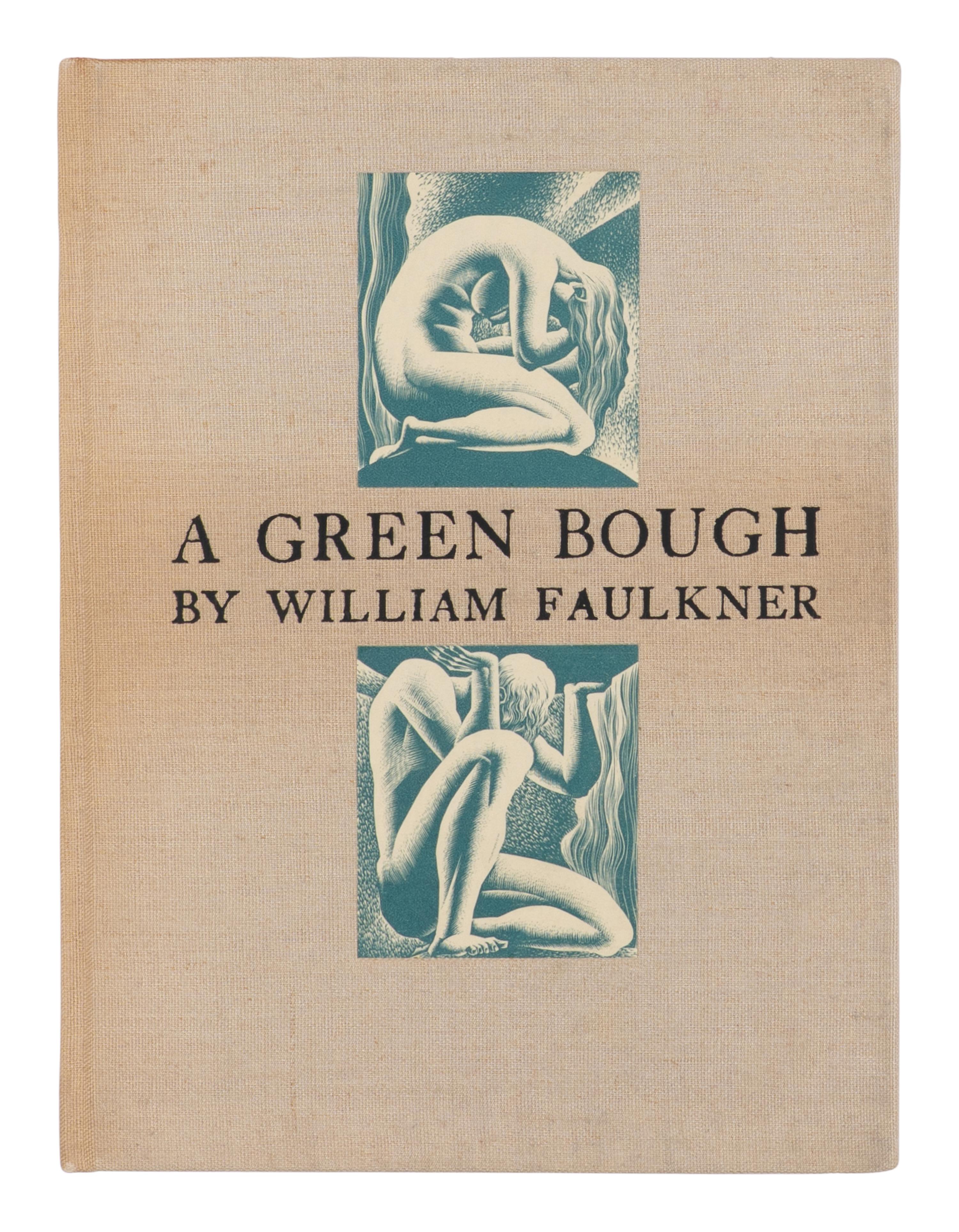 FAULKNER, William (1897-1962). A Green Bough . New York: Harrison Smith and Robert Haas, 1933.