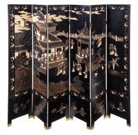 A Chinese Six-Panel Coromandel Screen