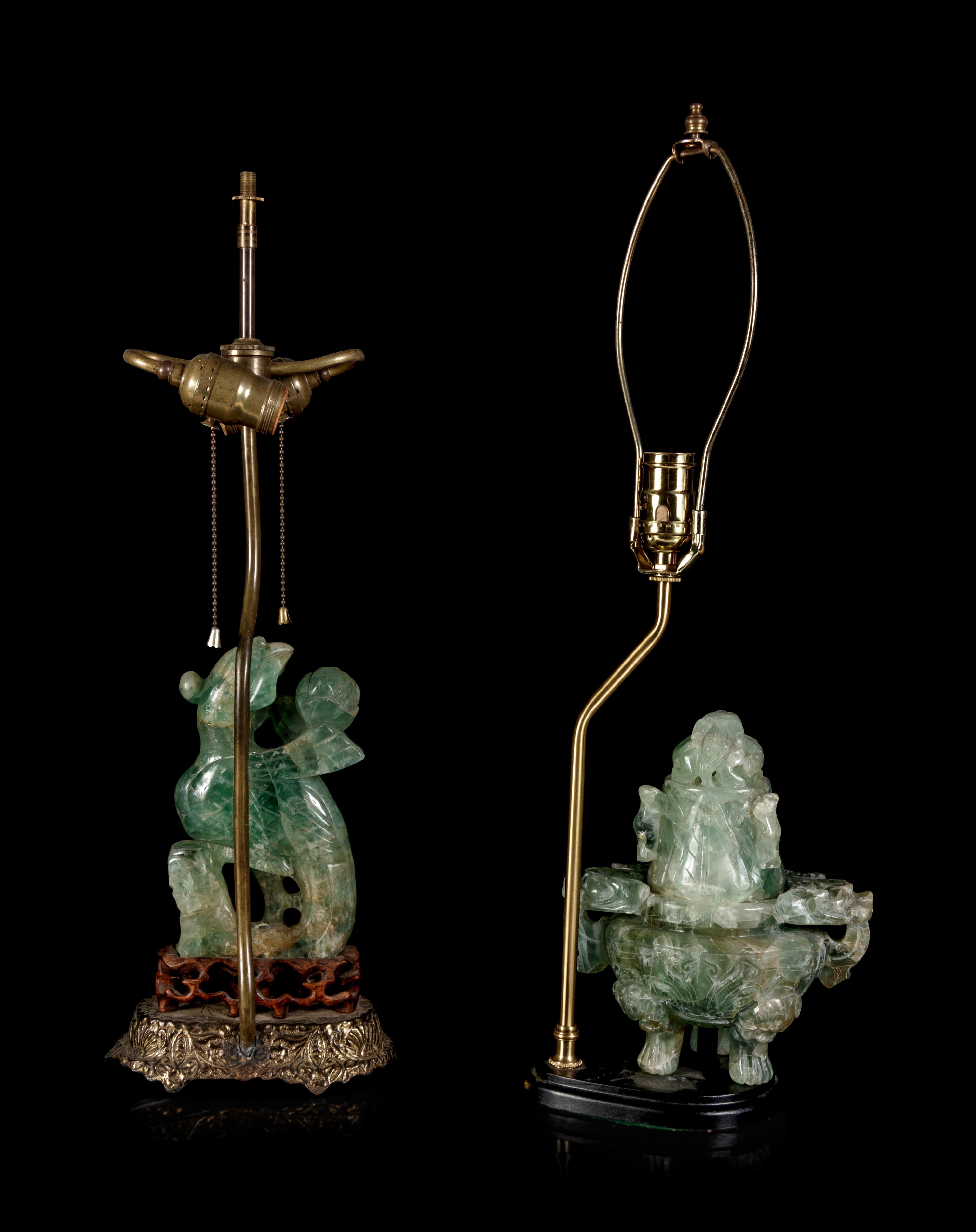 Two Chinese Green Tourmaline Articles