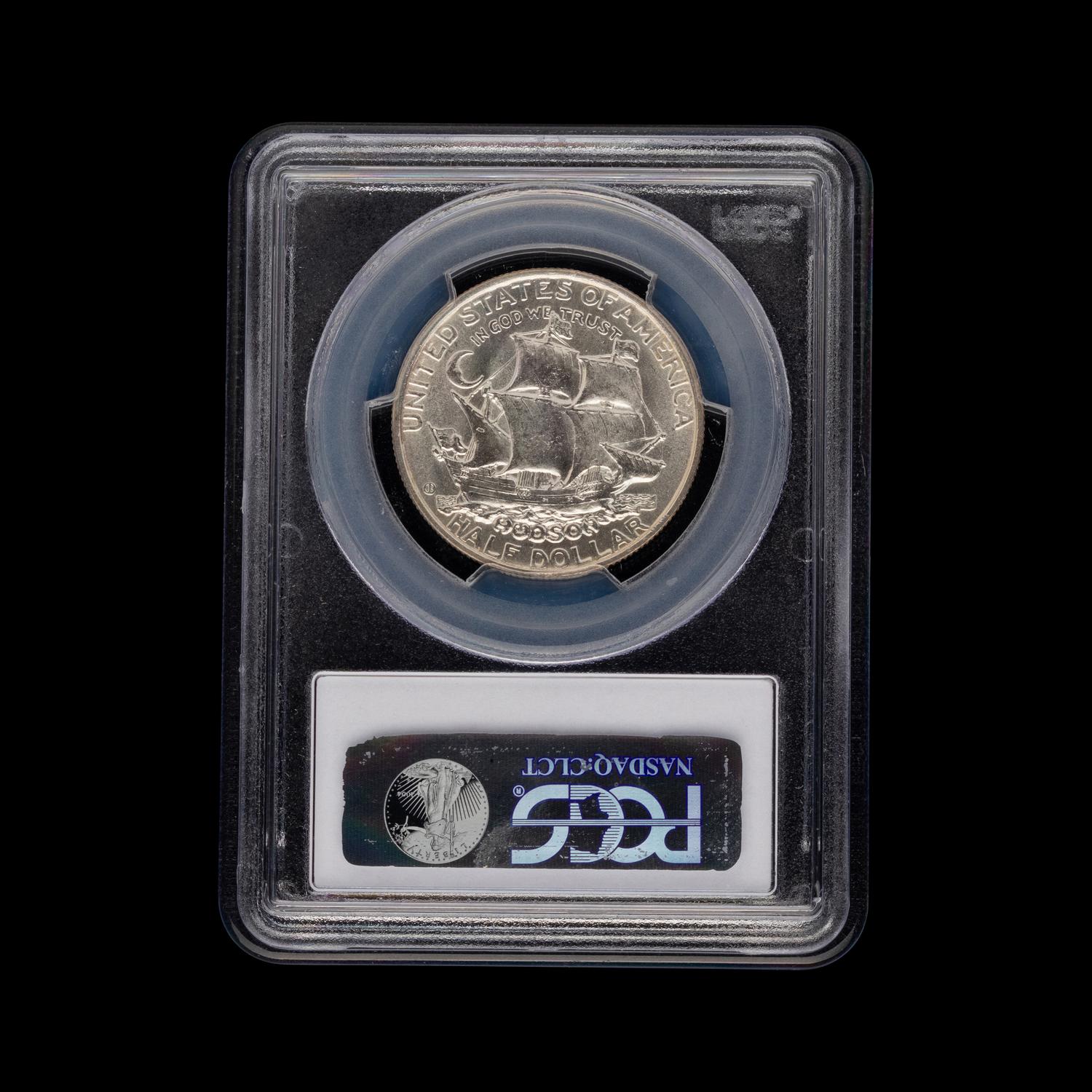 A 1935 Hudso n Commemorative 50c Coin [PCGS MS64]