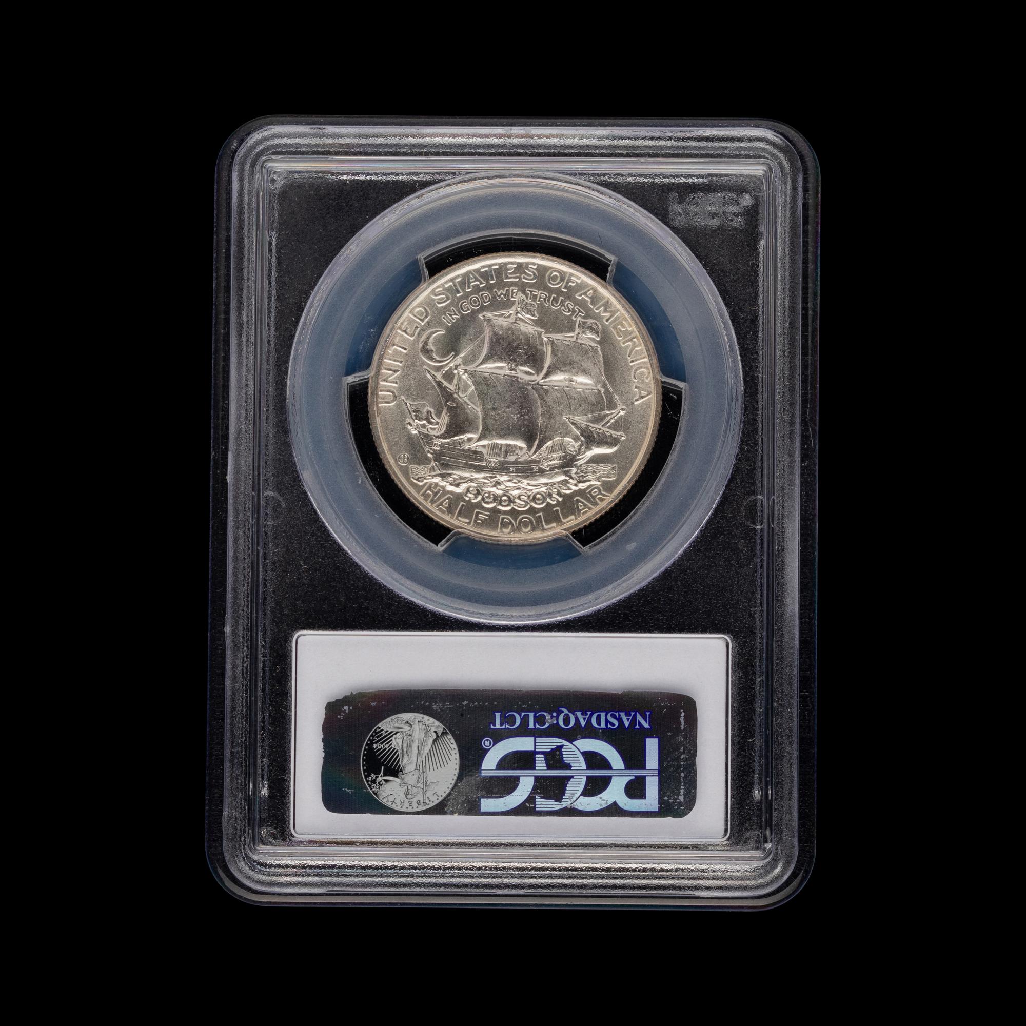 A 1935 Hudso n Commemorative 50c Coin [PCGS MS64]