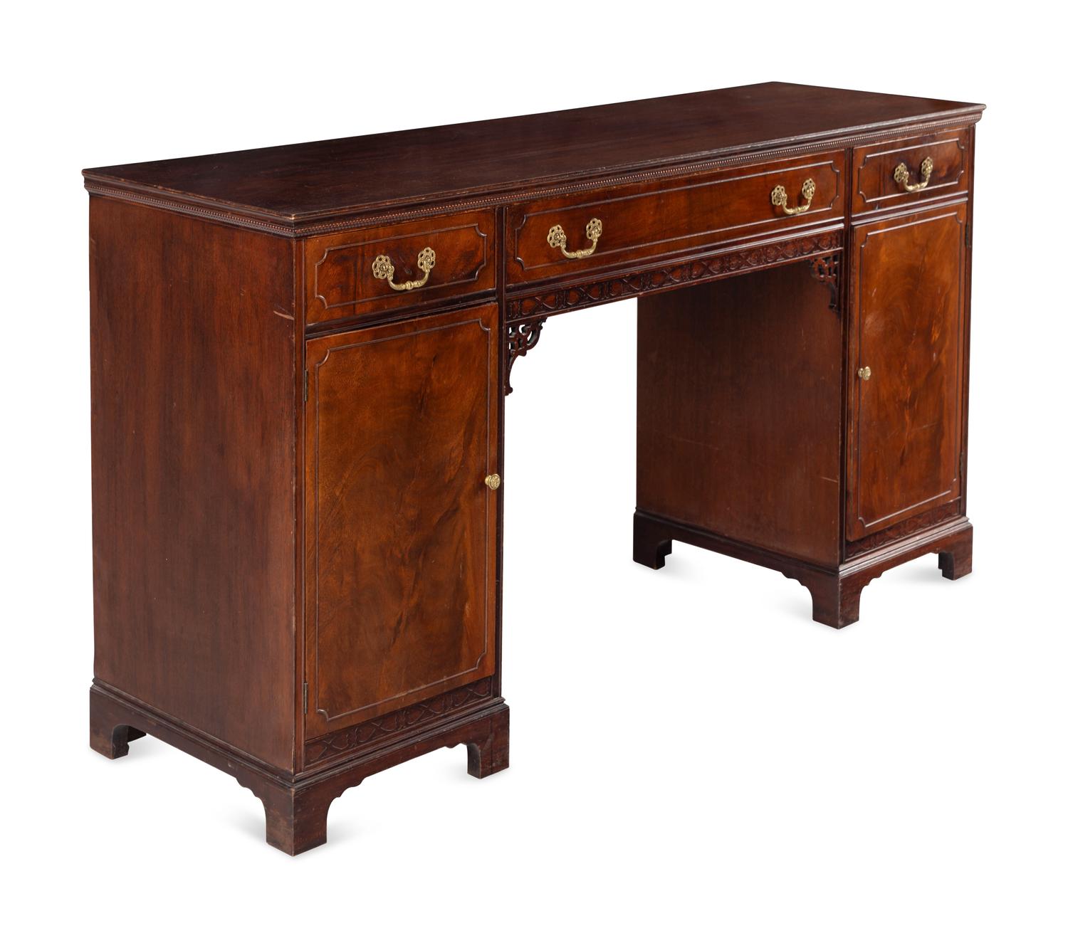 A George III Style Mahogany Serving Cabinet