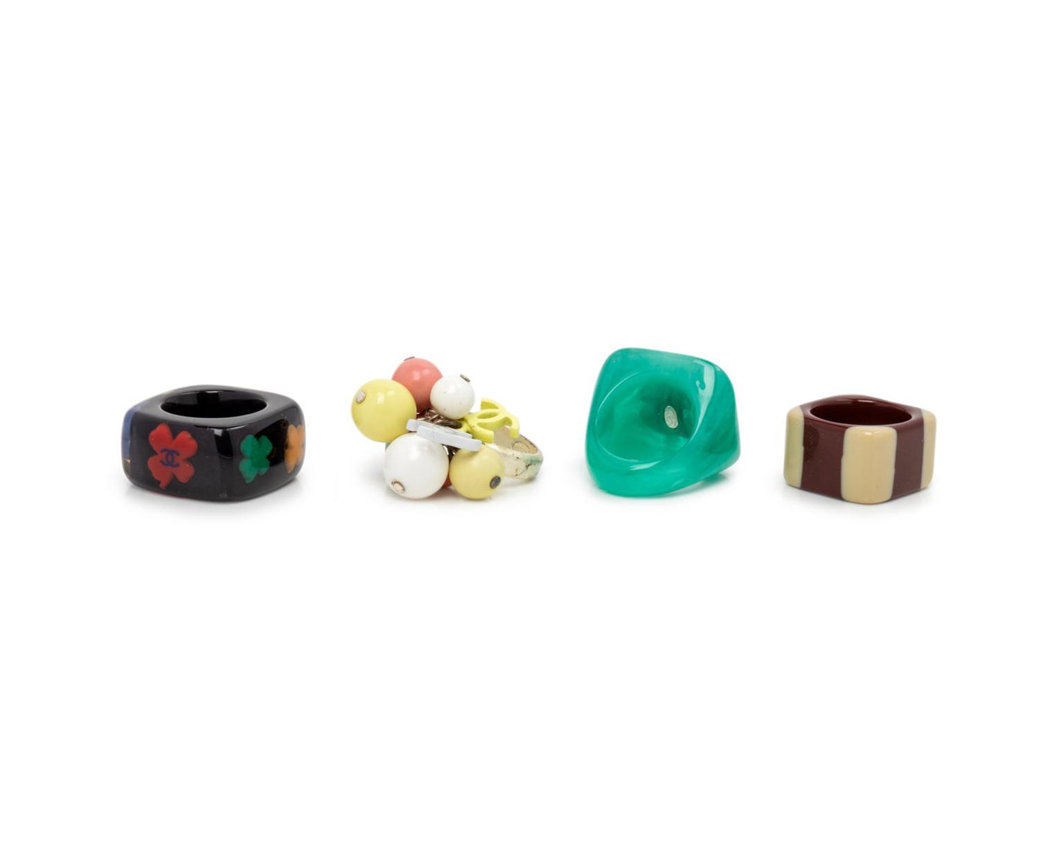 Four Chanel Rings, 2000s
