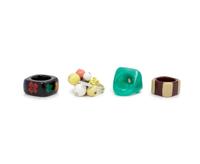 Four Chanel Rings, 2000s