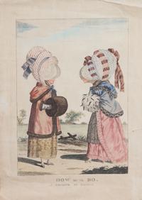 An English Hand-Colored Engraving Framed 16 x 11 inches. — 19TH CENTURY